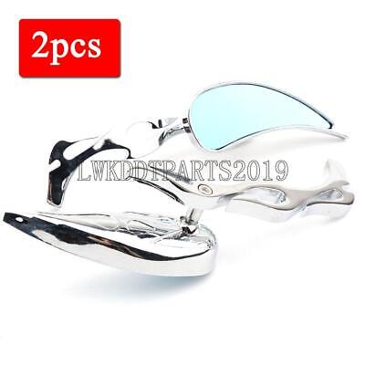Chrome Motorcycle Mirrors For Harley Touring Softail Dyna Road King Street Glide