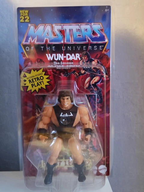 Masters of the Universe Origins Wun-Dar Mattel Creations Exklusiv in Morax Case