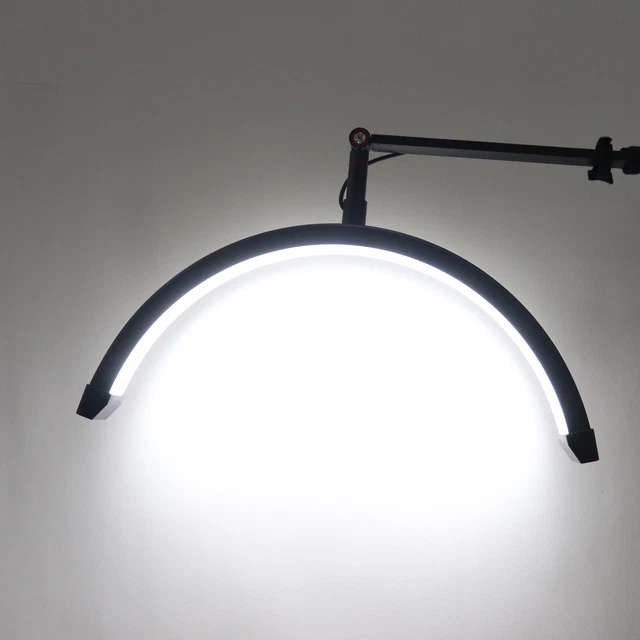 Lámpara LED para pestañas media luna 3 colores temperatura 100-240 V para salón de belleza