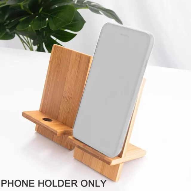 Holzhalterhalter Ständer Mobile Smartphone Support Tablet Ständer für Halter -EL