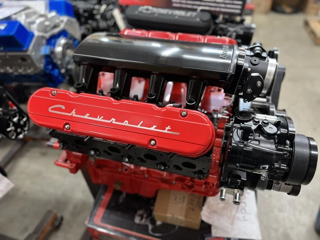 LS CHEVY LS 5.3 450-525Hp Complete Crate Engine Pro-Built Lq Ls2 Ls6 6. ...