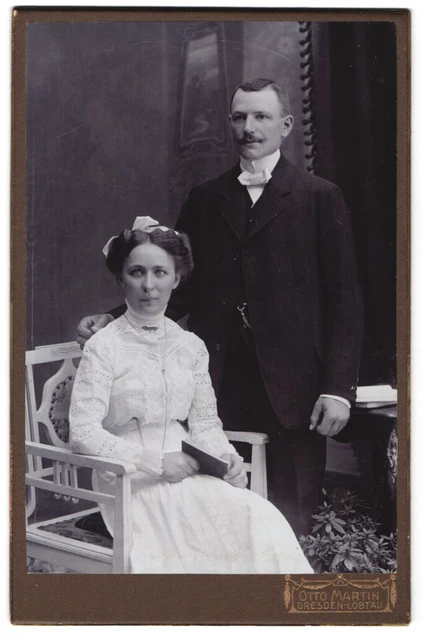 Fotografie Otto Martin, Dresden-Löbtau, Reisewitzerstrasse 18, Portrait bürgerl