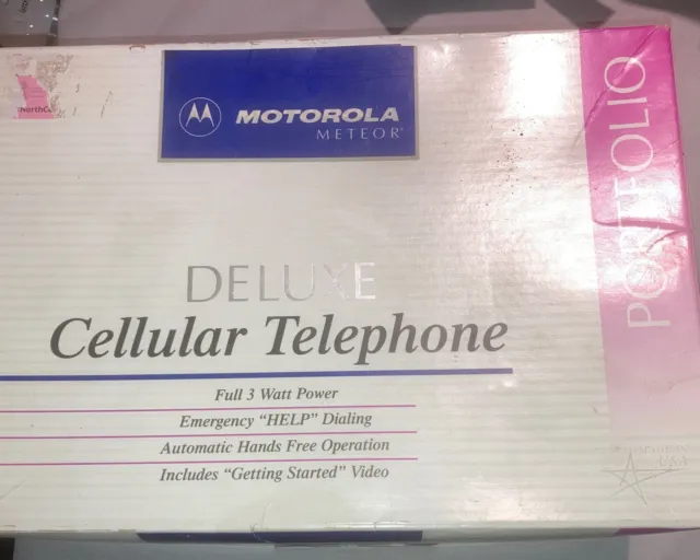 Motorola 88012A - Deluxe Cellular Telephone, Brick / Bag Style Movie Prop CA NY