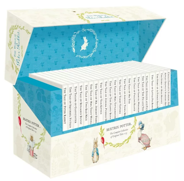 World of Peter Rabbit Complete Collection Books 1-23 Box Set by Beatrix Potter