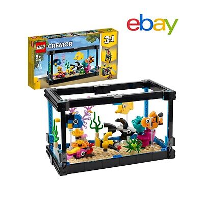 BRAND NEW - LEGO Creator 3 In 1 Fish Tank Building Toy;  for Kids (352 Pieces)