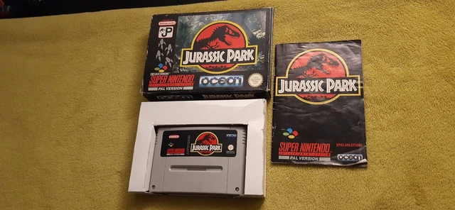 Jeu Nintendo Super Nintendo SNES jurassic Park complet PAL NOE
