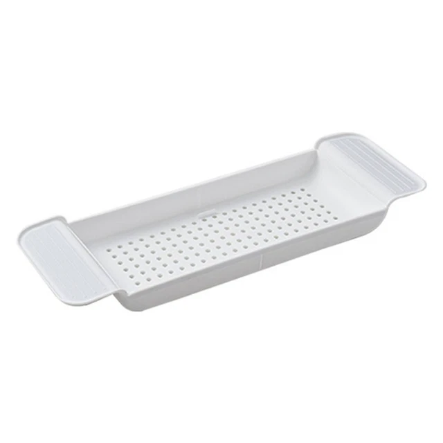 Organizador de baño drenaje extensible retráctil