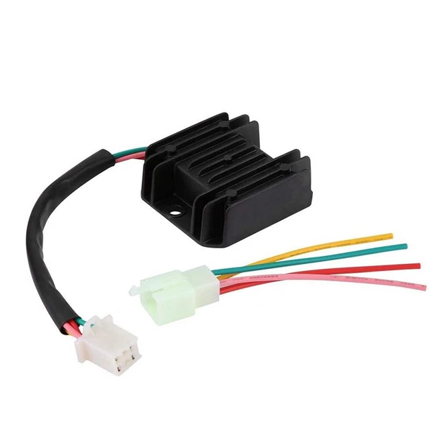 12V Universal 4Wire Voltage Regulator Rectifier For Motorcycle Scooter ATV-Boat