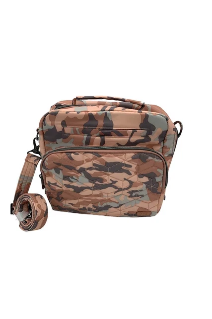 Lug RFID Medium Crossbody with Top Handle Ranger 2 Camo Rose