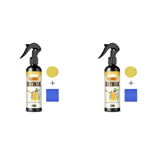 120ml Protezione Mobili Lucidatura Usura Spray Cera d'Api Resistente Per Pavimento (B)