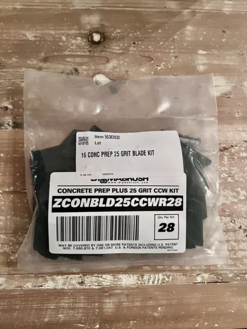 New Concrete Prep Plus 25 Grit Ccw Kit