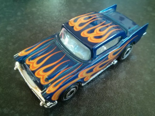 Hot wheels 57 on sale chevy hw flames