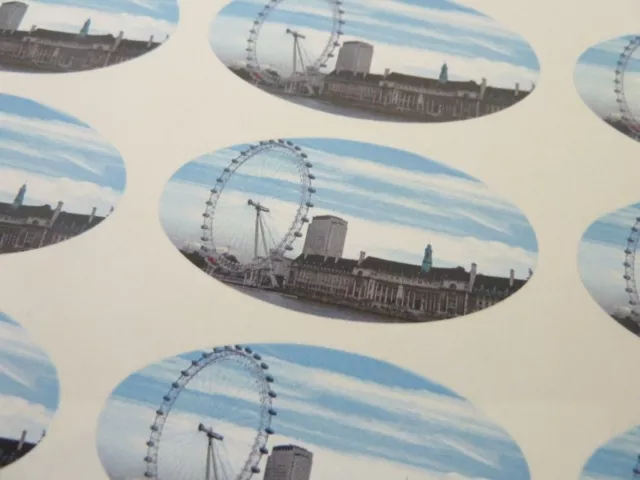 London Eye Ovale Siegel Etiketten, Sticker Für Geschenk Wrap, Umschlag, Karten