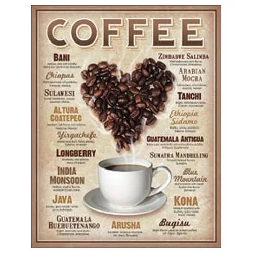 Sign - Heart Of Coffee Wall Art Home Decor Picture Gift