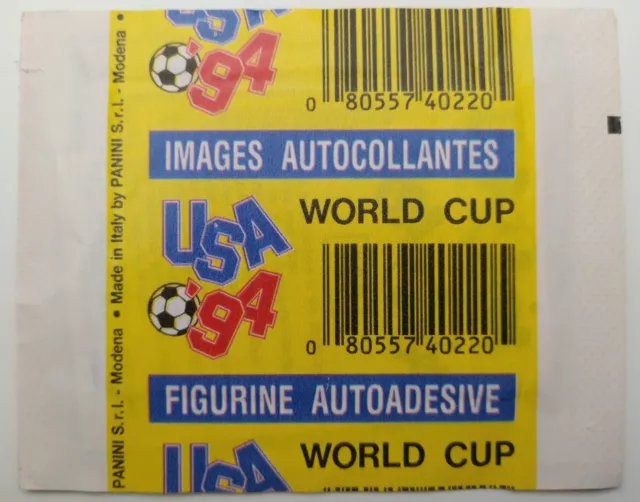 Very Rare Panini Foot Fifa World Cup 1994 Usa 1 New Packet Bustine Tute Pochette 2
