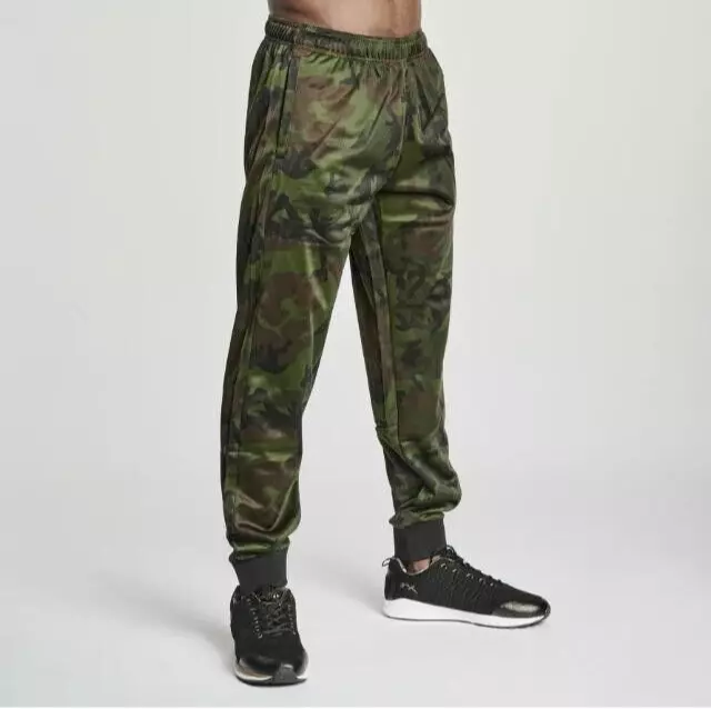 Pantalone uomo Leone 1947 boxe arti marziali palestra verde camouflage taglia XL 3