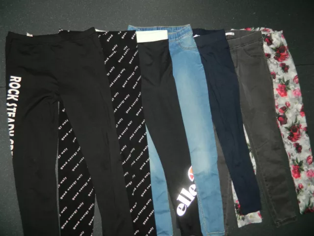 Girls Leggings Clothes Bundle age 12/13 Years Slim Fit Used