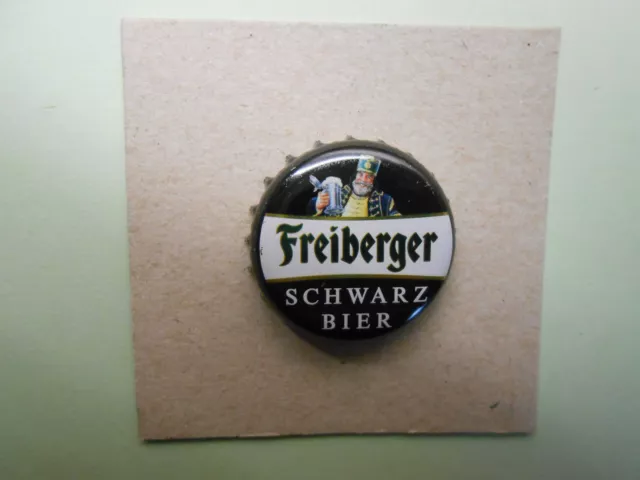 Kronkorken 1 Stück Sachsen Freiberger Schwarz Bier DE crown cap flesdop capsule