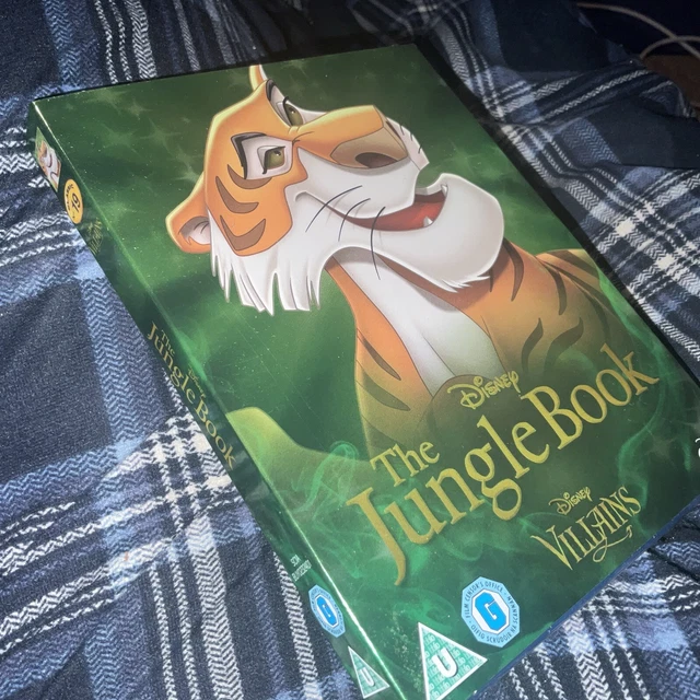 JUNGLE BOOK &VILLAINS& RARE OUTERSLIP CASE SLEEVE DISNEY CLASSICS No19