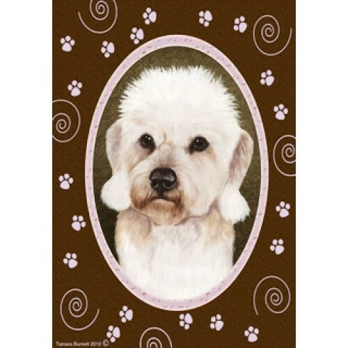 Paws House Flag - Mustard Dandie Dinmont Terrier 17210
