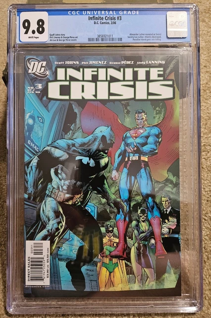 Infinite Crisis (2006) #3, CGC 9.8 WP~DC Comics~1ST JAMIE REYES new BLUE BEETLE
