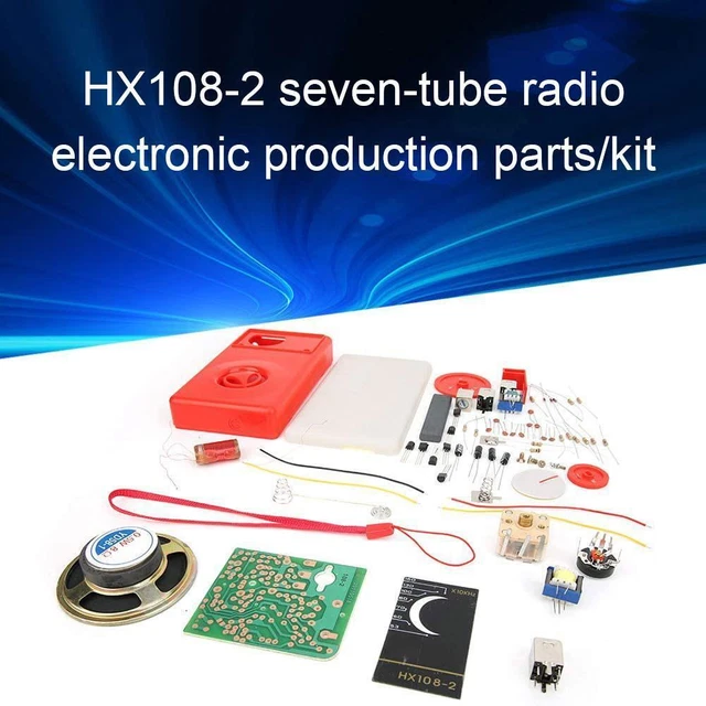 7 Tubes AM Radio Electronic HX108-2 DIY Kit Electronic Developmenzas F3O4
