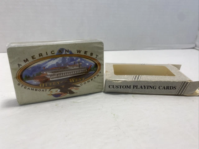 Queen of the West American West Steamboat Company Playing Cards NIP