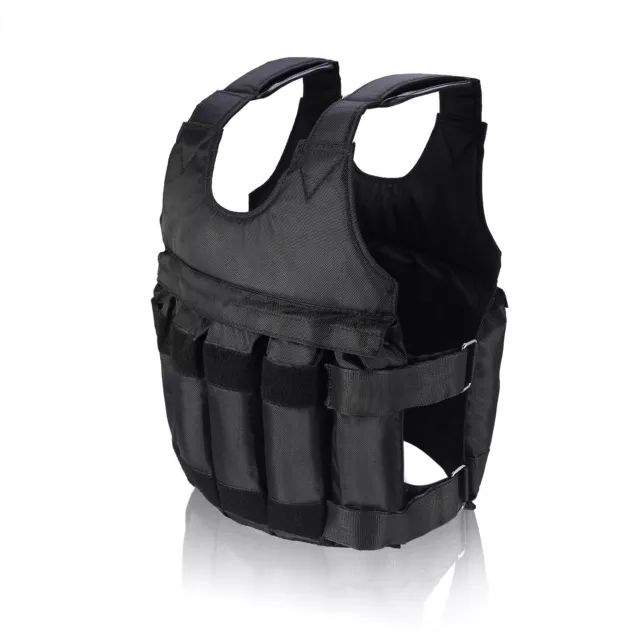 50 KG Weighted Vest Adjustable Loading Weight Jacket Exercise Training Fitness.