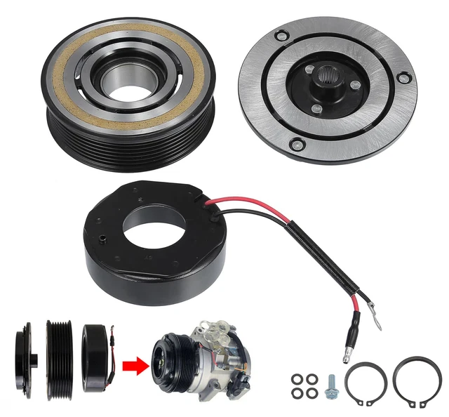 A/C Compressor Clutch Kit For 2014-2019 RAM 1500 5.7L - Fits OEM Sanden Compressor (Part 68232388AC)