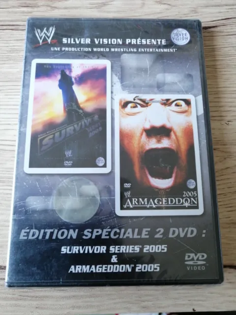 WWE Survivor Series 2005 & Armageddon 2005 - Limited Edition 2 DVD NEUF RARE VF