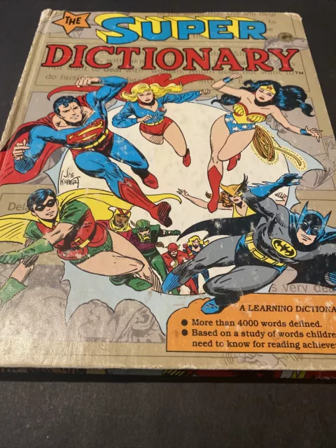 First Edition THE SUPER DICTIONARY 1978 HOLT RINEHART HC Book Comics