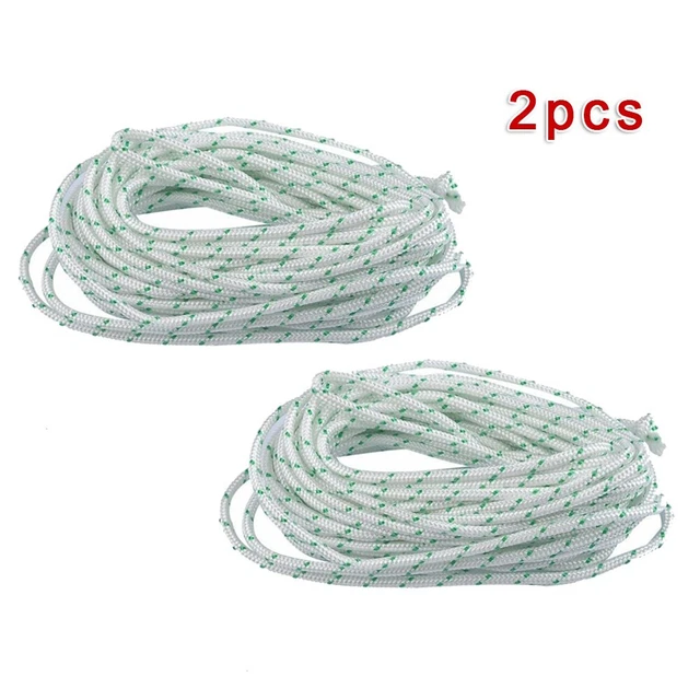 Corde De Démarrage Par Traction QUARKZMAN En Nylon 10 Mètres X 3 Mm | Pour Tronçonneuse, Débroussailleuse, Taille-Bordures, Tondeuse