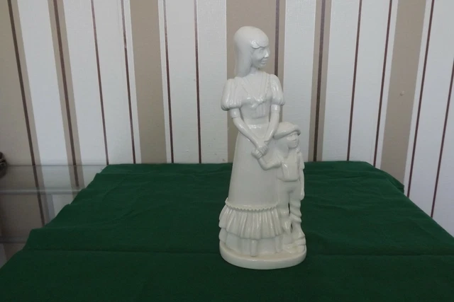 "VINTAGE SPODE BONE PORINAFIGUR ""MUTTER & KIND"" von PAULINE SHONE -