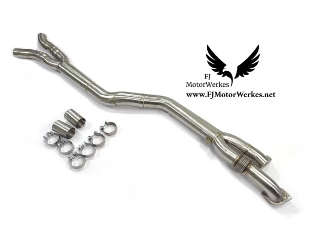 BMW S58 M3 G80 M4 G82 G83 Stainless Steel Single Mid Pipe exhaust