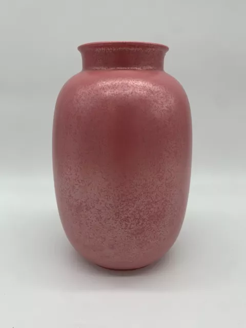 Vintage Midcentury Poole Pottery Calypso Pink Lustre Large Vase