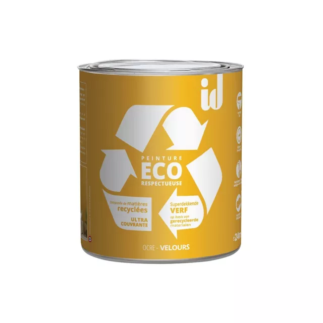 PEINTURE ECO RESPECTUEUSE VELOURS OCRE 2L - ID Paris