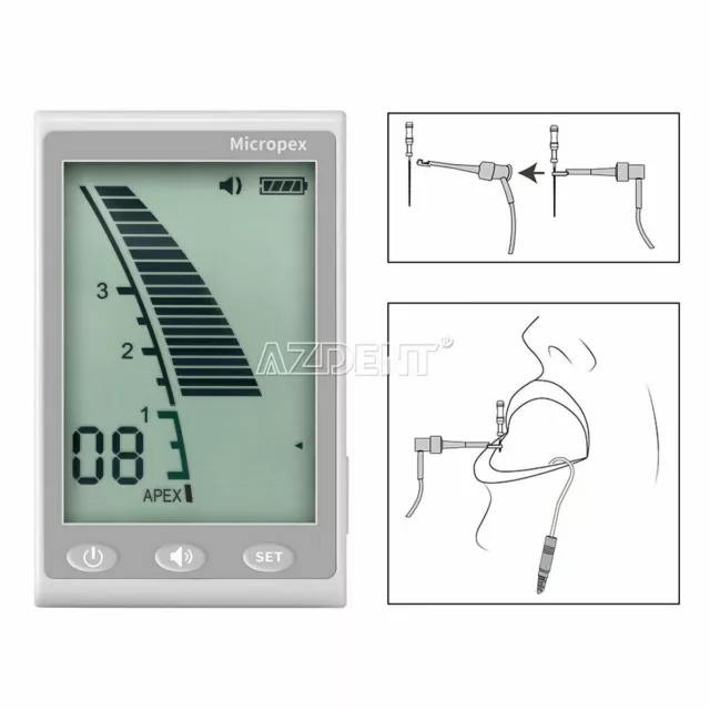 Dental Endo Apex Locator Endodontic Root Canal Finder Meter 3.7' Screen 2