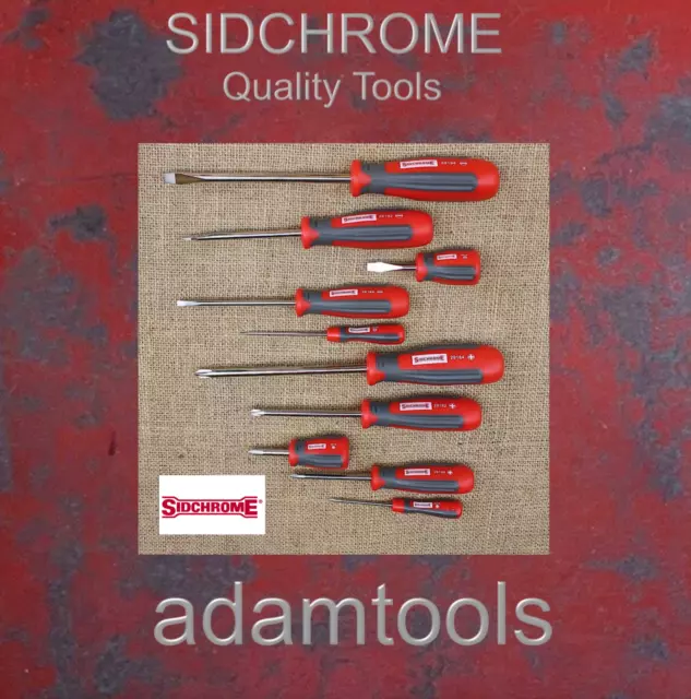 new-Sidchrome Ergonomic Screwdriver sets or individuals,,choose what you need