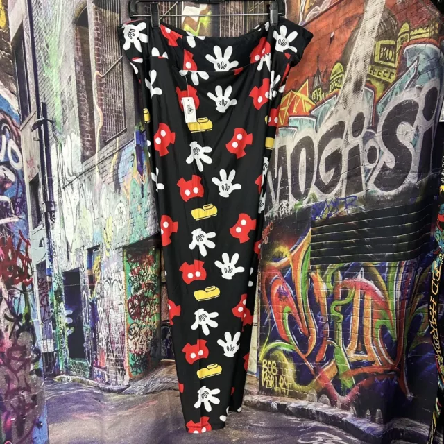 Disneys Mickey Mouse In Pieces  Soft Leggings Size 3XL NWT