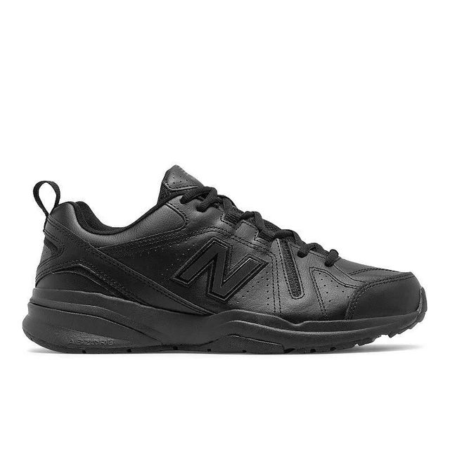 NEW BALANCE 519 Cross Black Leather Training Shoes MX519AB2 Mens