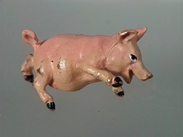 Ancien jouet pouet - petit cochon en caoutchouc suppléé