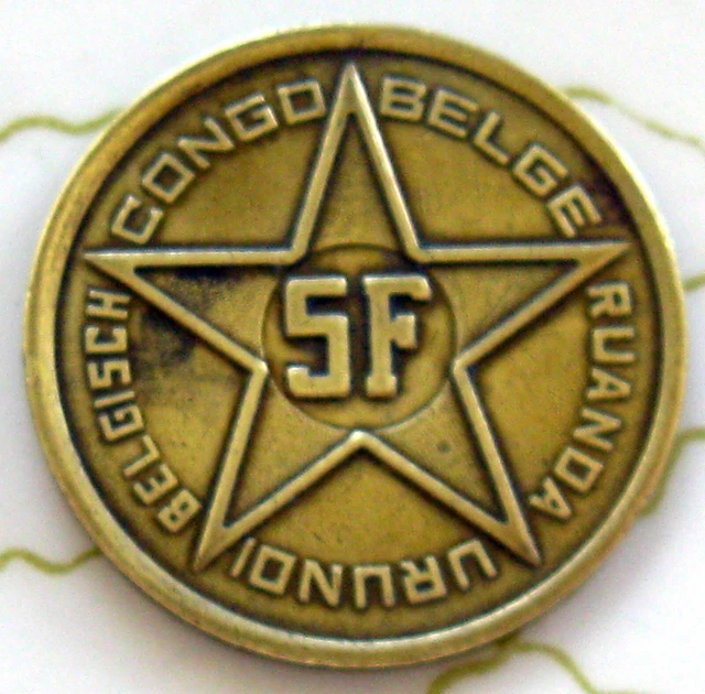 Coin Belgian Congo 5Fr 1952 Xxf 173