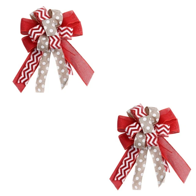 2x Weihnachten Tuch Bogen Weihnachten Baum Topper Bogen Weihnachten Baum Richt