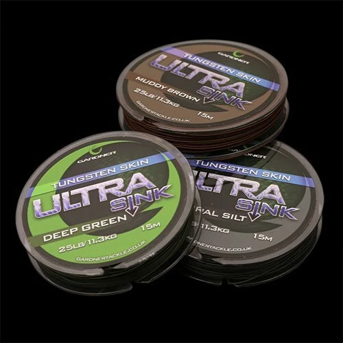 Gardner NEW Ultra Sink 25lb Tungsten Coated Braid  *All Colours* PAY 1 POST