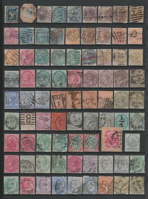 Inde Anglaise colonie Britannique RARE lot de timbres neufs * et oblitérés