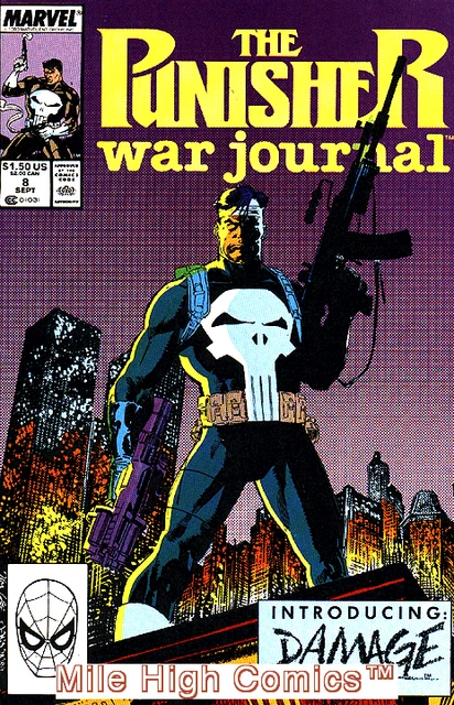 PUNISHER WAR JOURNAL (1988 Series) #8 Good Comics Book