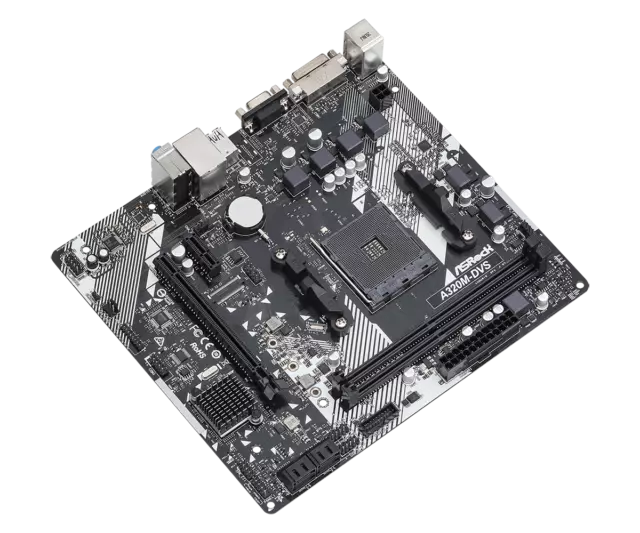 Scheda madre ASRock A320M-DVS R4.0 AMD A320 Socket AM4 Micro-ATX DDR4