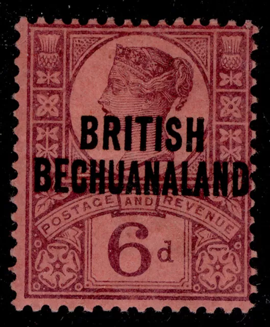 BRITISH BECHUANALAND QV SG36, 6d purple/rose-red, M MINT. Cat £10.