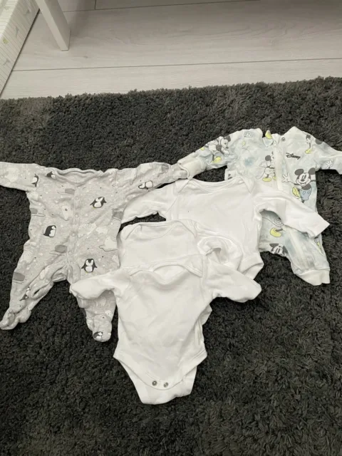 Baby Boy Clothes Up To 1 Months Bundle