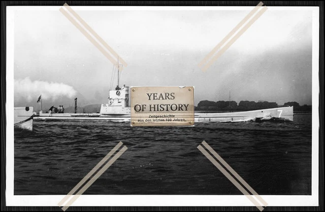 FOTO 1.WK WELTKRIEG 19141918 Unterseeboot UBoot U 7 Kaiserliche